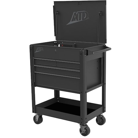 Atd Tools ATD 31-inch 4-Drawer Quick Assembly Deluxe Service Cart 70451